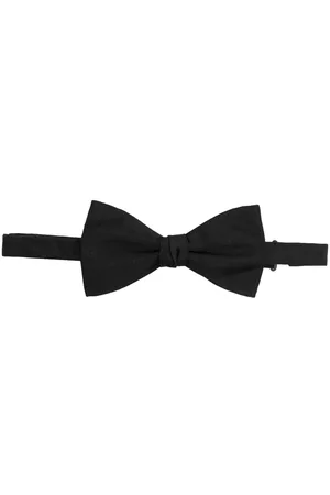 Saint Laurent Homem Laços de Colarinho - Silk-satin bow tie