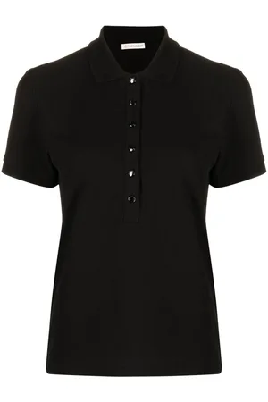 Moncler Logo-patch cotton polo top