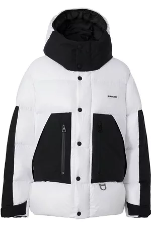 Burberry Homem Casacos Acolchoados - Logo-print two-tone padded jacket