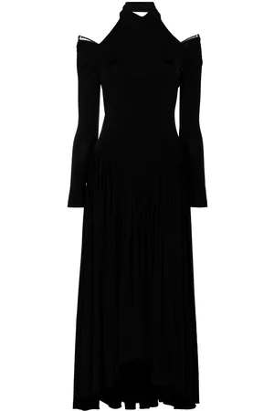 Khaite Mulher Vestidos Compridos - Cold-shoulder long-sleeve dress