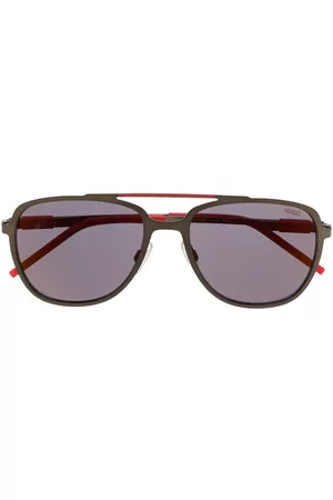 HUGO BOSS Pilot-frame two-tone sunglasses