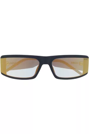 HUGO BOSS Rectangle-frame gradient sunglasses