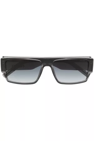 HUGO BOSS Rectangle-frame oversized sunglasses
