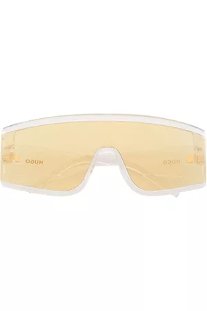 HUGO BOSS Oversized-frame transparent sunglasses