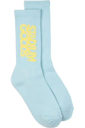 Stadium Goods Logo "Robin Egg" crew socks
