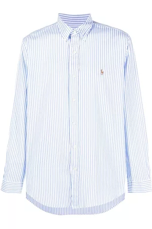 Ralph Lauren Homem Camisa Formal - Embroidered-pony striped shirt