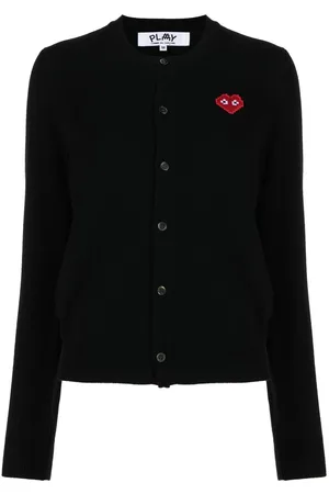 Comme des Garçons Logo-patch cardigan