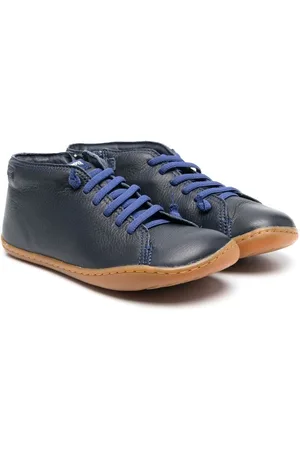 Camper Lace-up leather mid-top sneakers