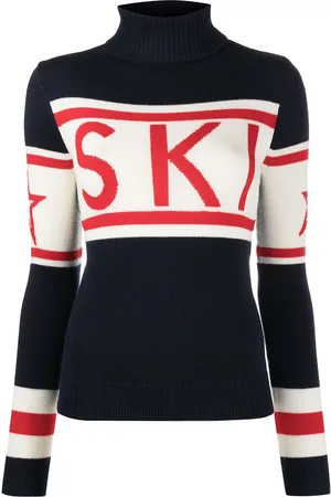 Perfect Moment Ski intarsia knit roll neck jumper