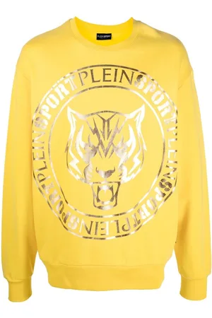 Philipp Plein Tiger-head logo-print sweatshirt