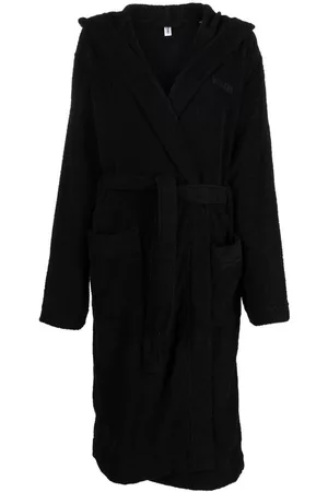 Moschino Homem Roupões de Banho - Logo-print hooded robe