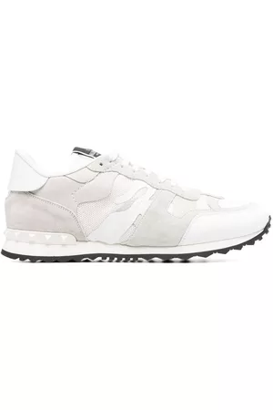 VALENTINO GARAVANI Rockrunner Camouflage leather low-top sneakers