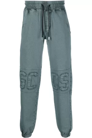 GCDS Homem Joggers & Joggings - Logo-patch tapered joggers
