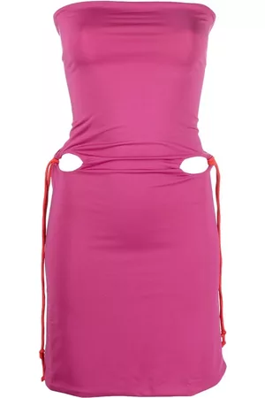 Gimaguas Mulher Mini Vestidos Assimetricos - Cut-out mini-dress