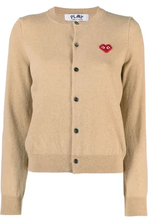 Comme des Garçons Heart motif buttoned cardigan