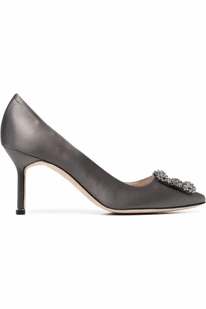 Manolo Blahnik 80mm Hangisi jewelled pumps