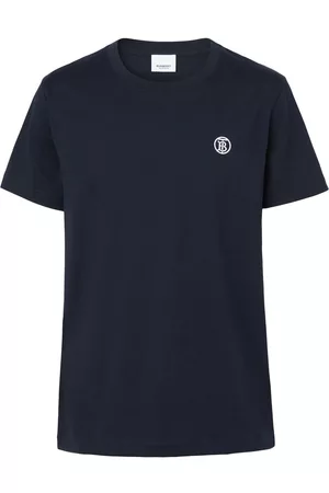 Burberry Homem T-shirts & Manga Curta - TB-embroidered cotton T-shirt