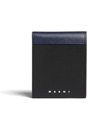 Marni Logo-print leather bi-fold wallet