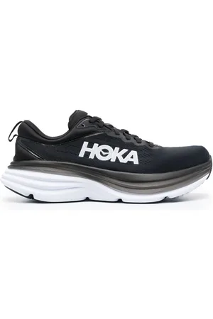 Hoka One One Bondi 8 logo-print lace-up sneakers