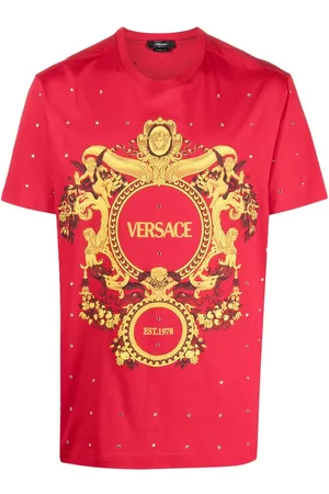 VERSACE Medusa crystal-embellished T-shirt