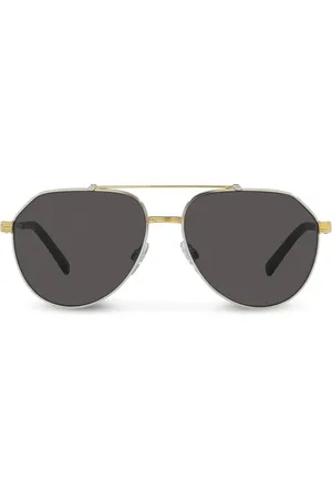 Dolce & Gabbana Pilot-frame logo sunglasses