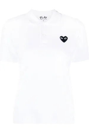 Comme des Garçons Appliqu??-detail short-sleeve polo shirt