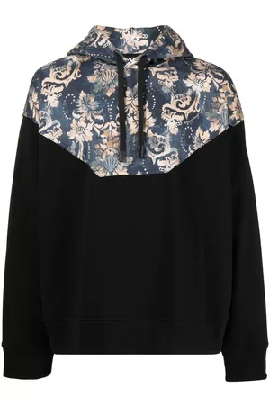 VERSACE Homem Pullover - Floral-print pullover hoodie