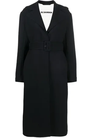 Jil Sander Long-sleeve belted wool coat
