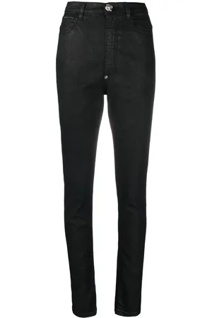 Philipp Plein High-waisted denim leggings