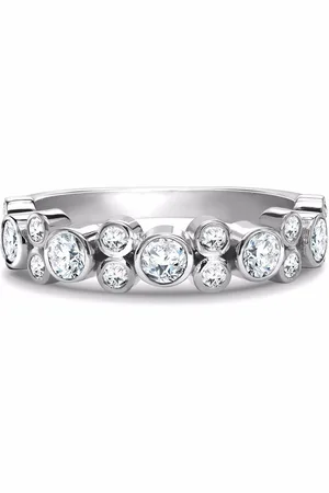Pragnell 18kt white gold Bubbles diamond band ring
