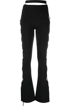 andre damo Cut-out flared trousers