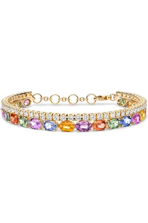 Pragnell Rainbow two-row bracelet