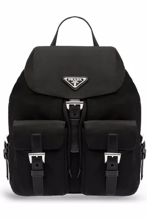 Prada Logo-plaque backpack