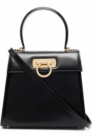 Salvatore Ferragamo Gancini flip-lock leather bag