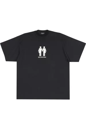 Balenciaga Homem T-shirts & Manga Curta - Logo-print short-sleeve T-shirt