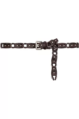 Saint Laurent Mulher Cintos & Suspensórios - Logo buckle belt