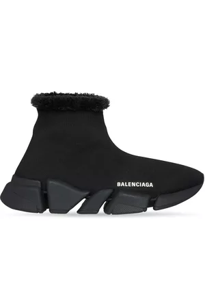 Balenciaga Homem Sapatilhas - Speed 2.0 faux-fur sneakers