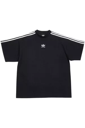 Balenciaga Homem T-shirts & Manga Curta - X adidas logo-print cotton T-shirt