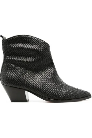 Sarah Chofakian Valentina interwoven leather boots
