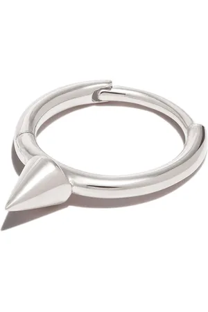 Maria Tash 18kt white Short Spike single earring