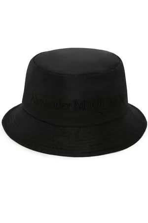 Alexander McQueen Logo-embroidered bucket hat