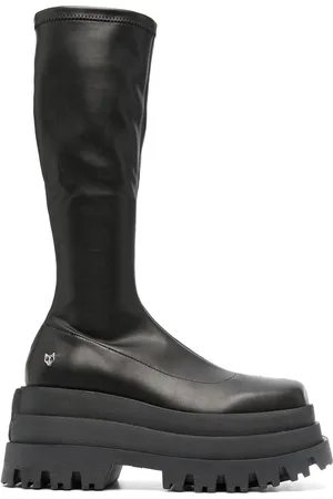 Naked Wolfe Sin platform knee-high boots