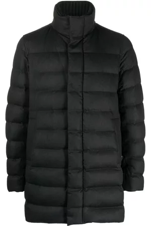 HERNO Concealed-front padded-design coat