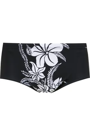AMIR SLAMA Printed swim briefs