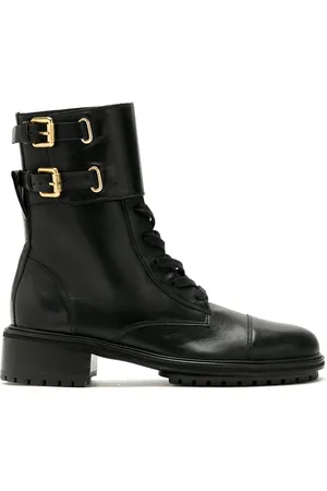 Sarah Chofakian Sarah leather combat boots