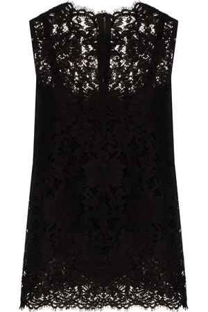 Dolce & Gabbana Cordonetto-lace sleeveless tank top