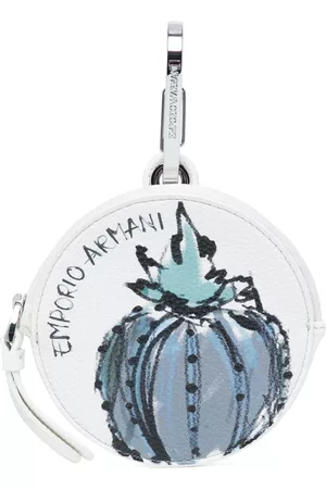 Emporio Armani Graphic-print round-shape coin purse