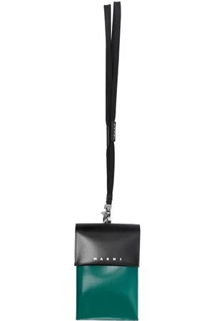 Marni Homem Phones - Logo-print panelled phone case