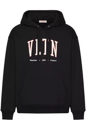 VALENTINO VLTN logo-print hoodie