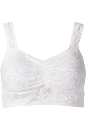 AMIR SLAMA Lace-design T-shirt bra